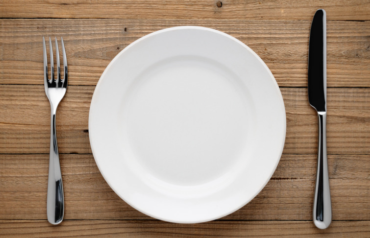 empty plate